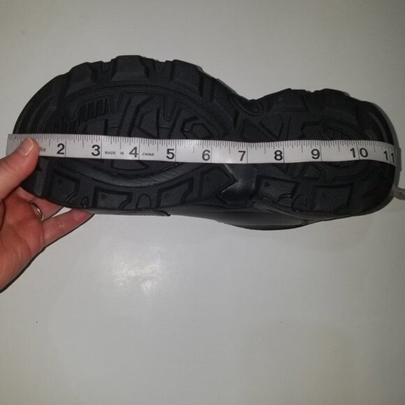 NEW Safety Toe Black Shoes Work ANSI Z41 PT99 ~ Men's Size 7 /Approx Women's 8.5 - Picture 11 of 12